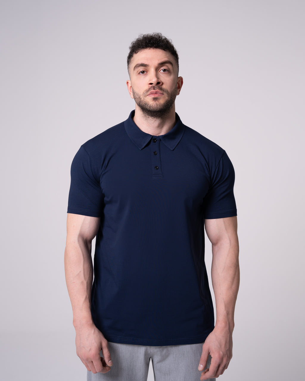 Lacivert Polo Yaka Tişört