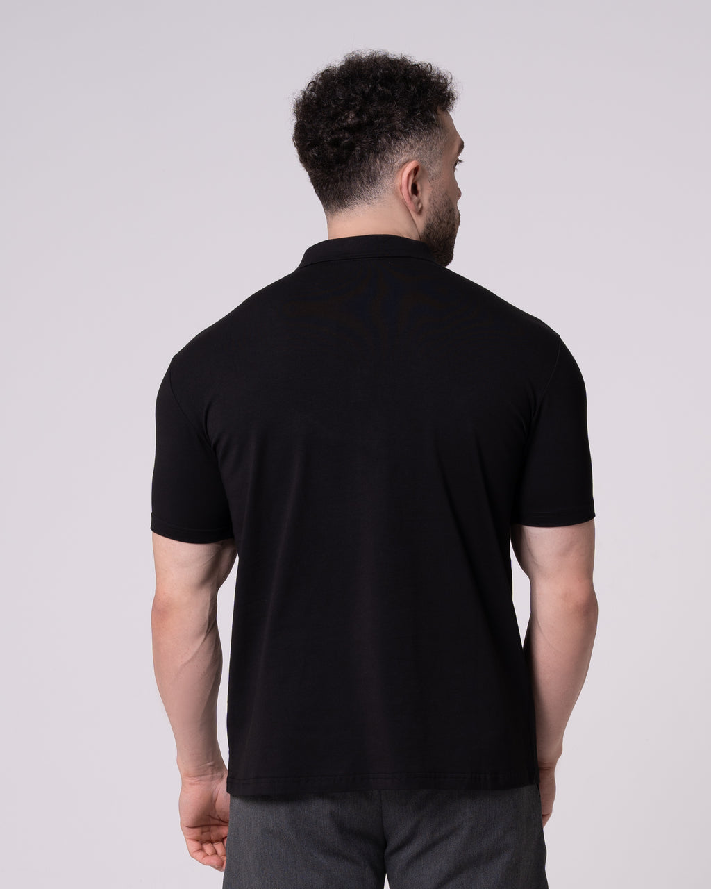 Siyah Polo Yaka Tişört