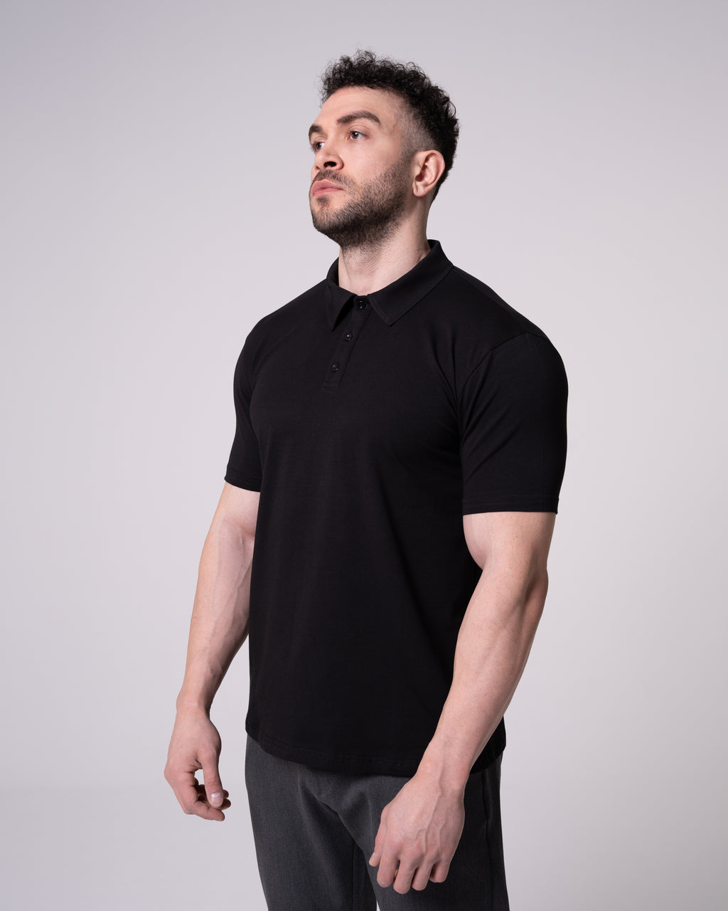 Siyah Polo Yaka Tişört