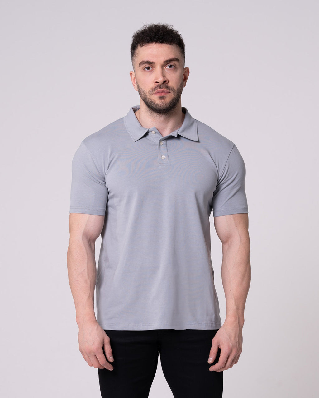Gri Polo Yaka Tişört Craftlabel