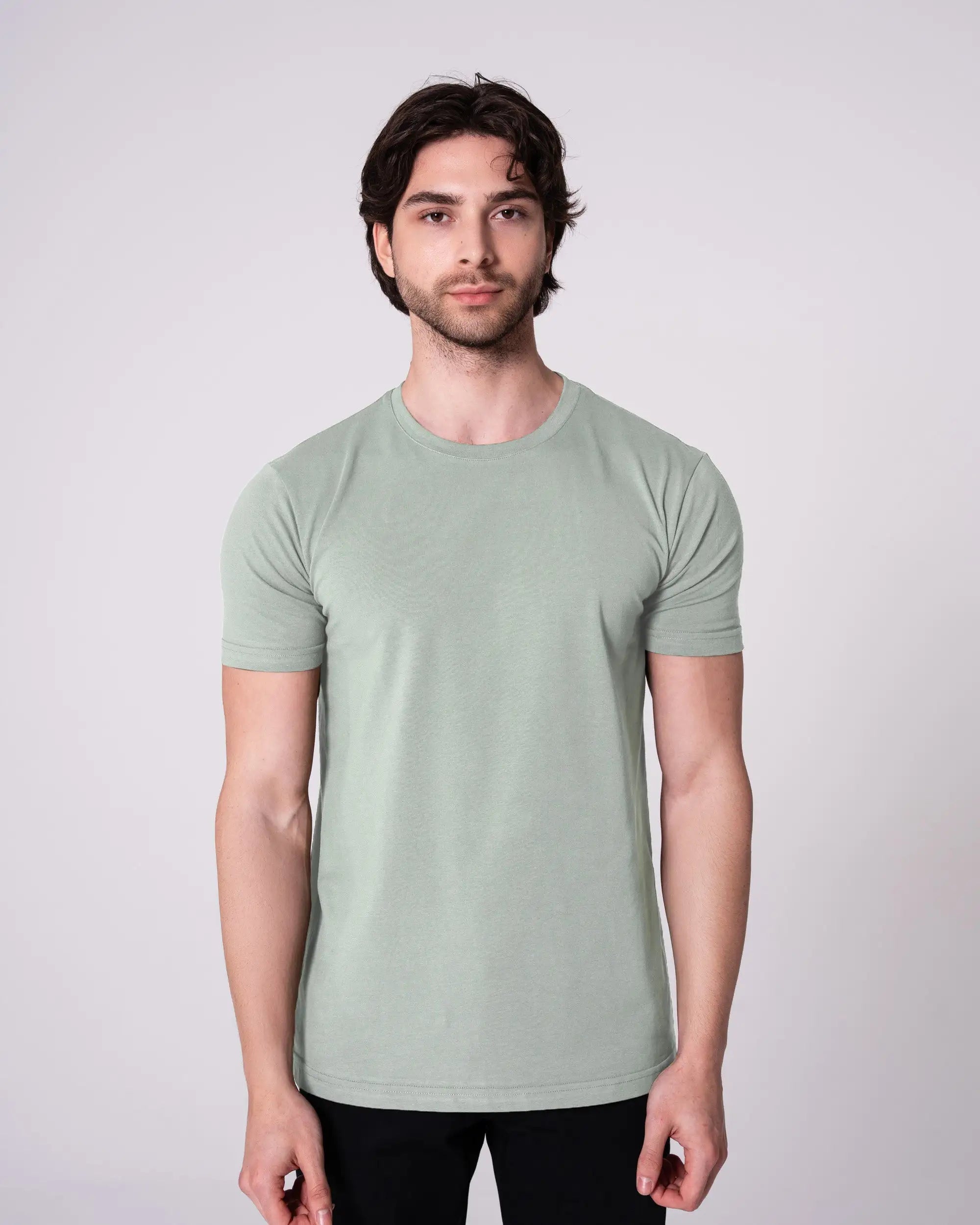 Mint Bisiklet Yaka Tişört Craftlabel