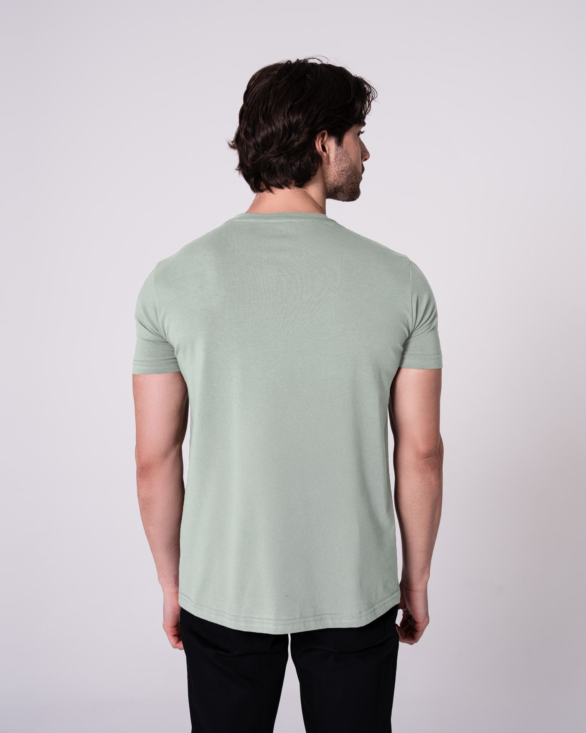 Mint Bisiklet Yaka Tişört Craftlabel