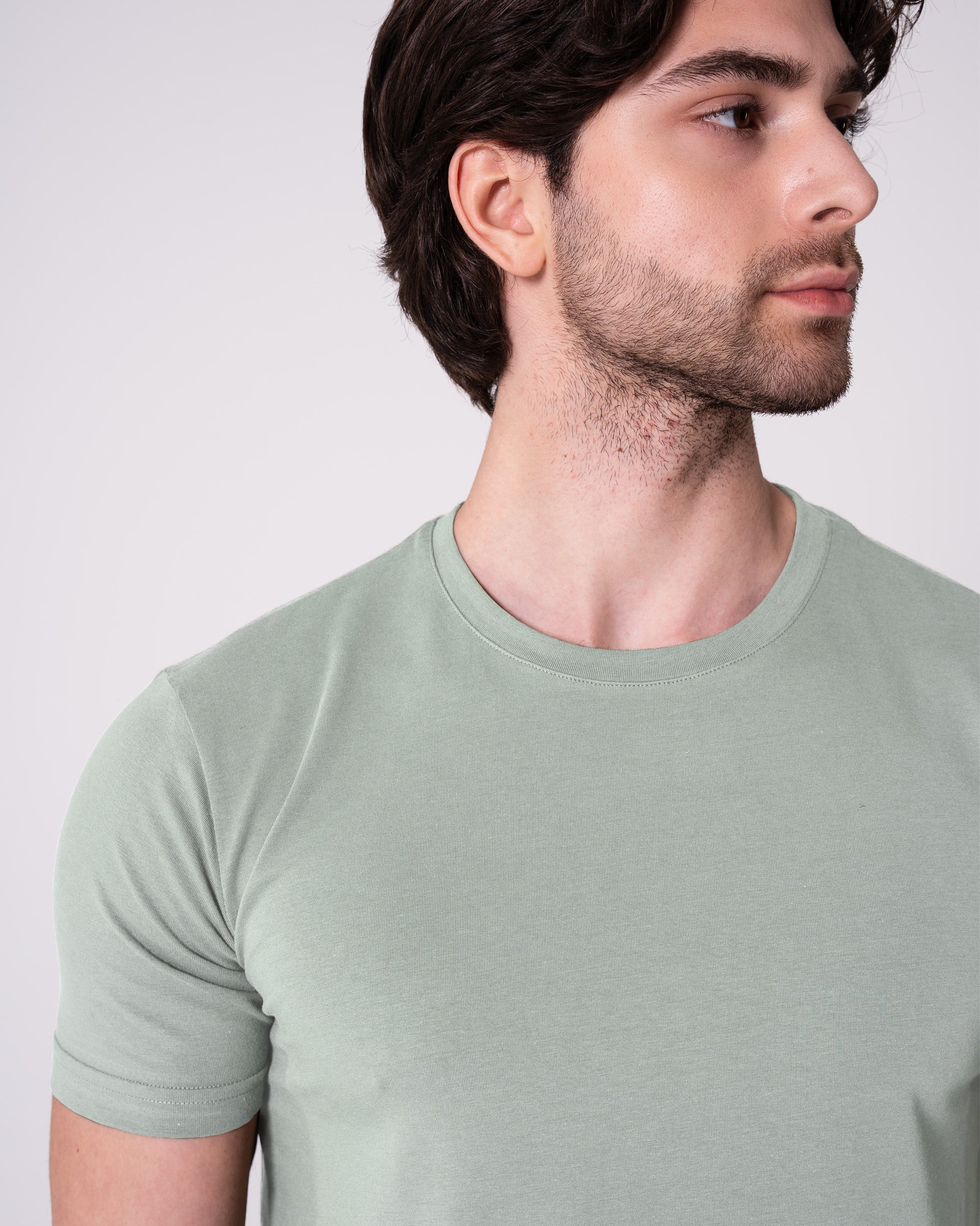 Mint Bisiklet Yaka Tişört Craftlabel