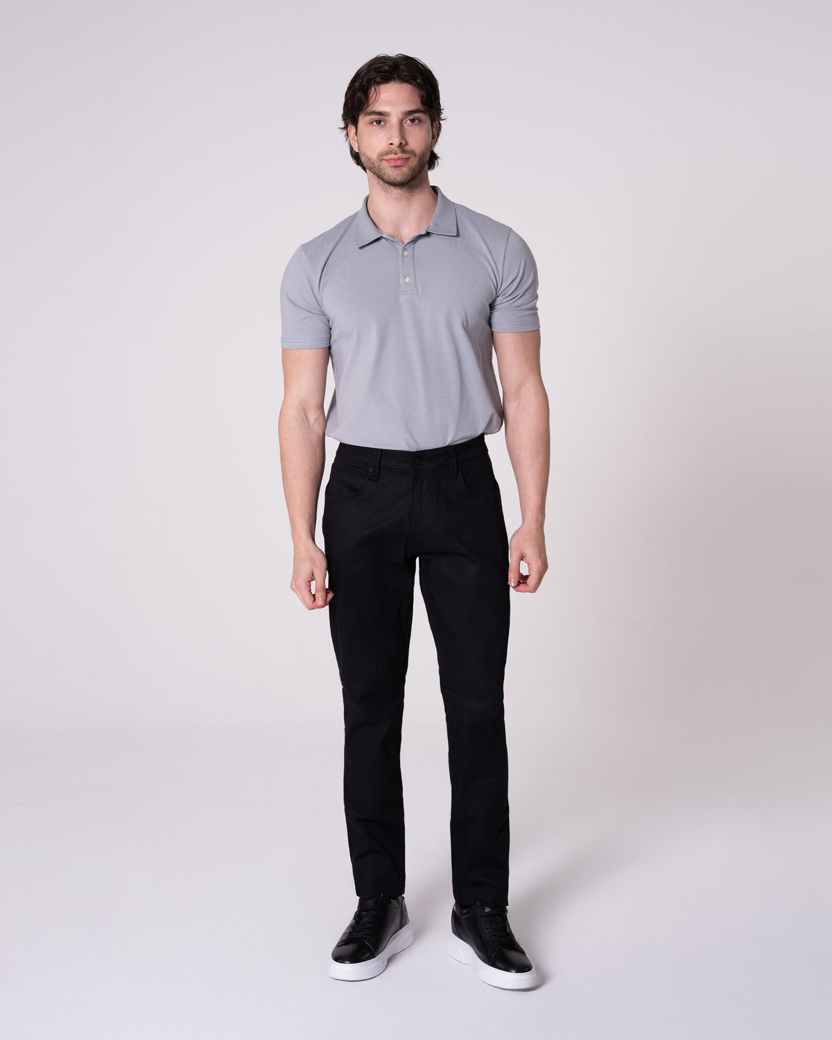 Siyah Comfort Fit Kot Pantolon