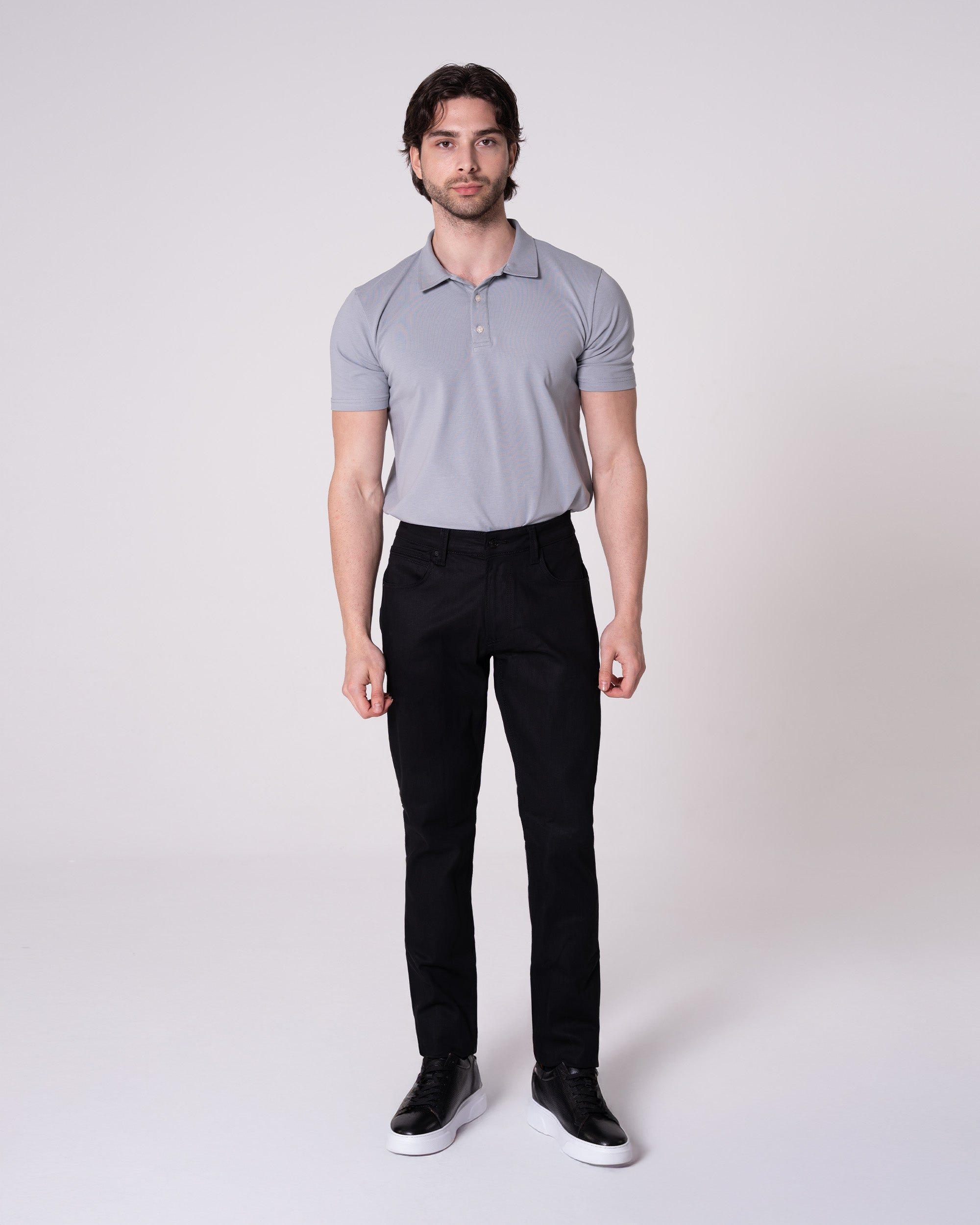 Siyah Comfort Fit Kot Pantolon Craftlabel