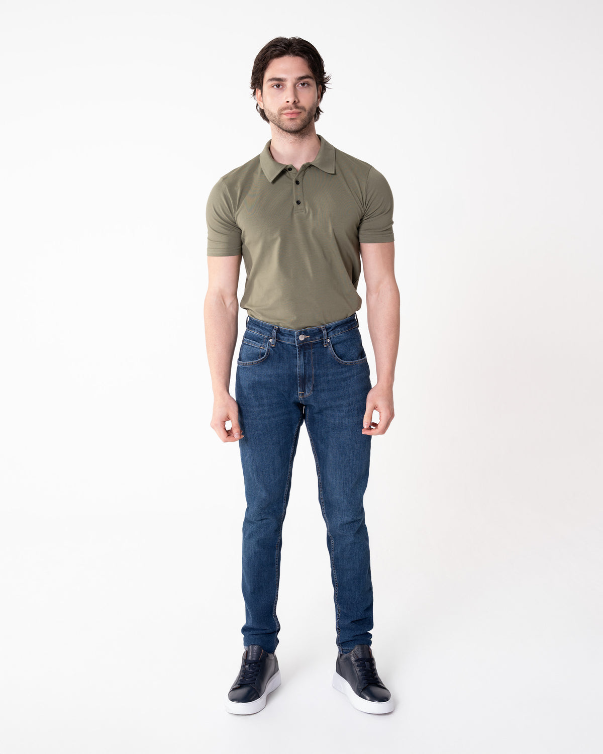 Lacivert Comfort Fit Kot Pantolon