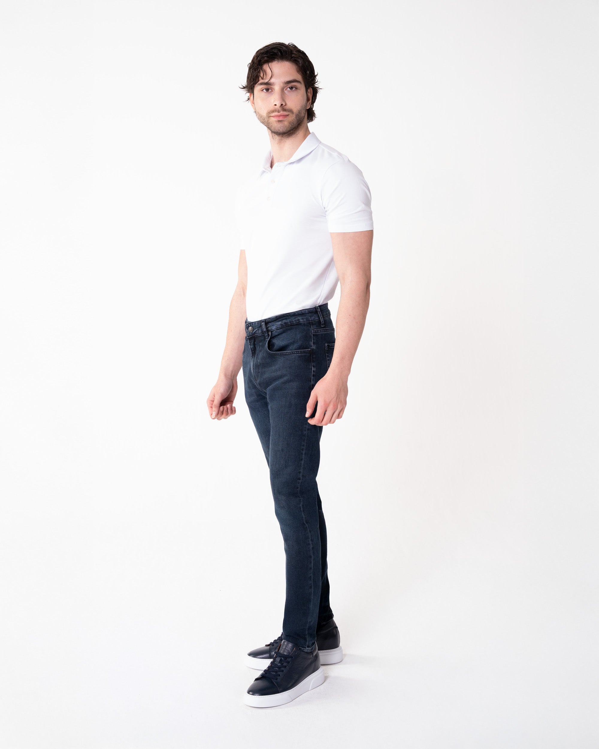 Koyu - Lacivert Slim Fit Kot Pantolon Craftlabel