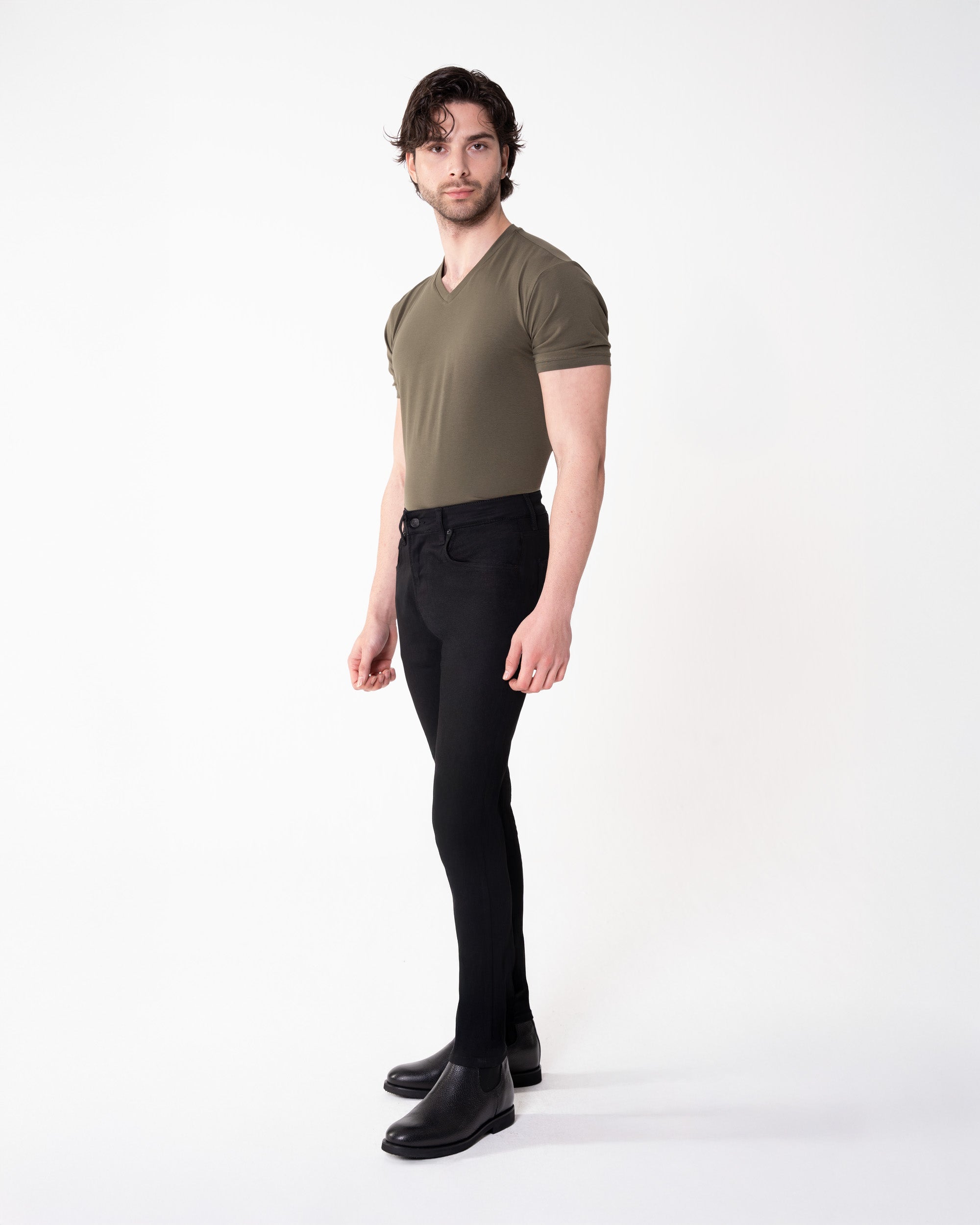 Siyah Slim Fit Kot Pantolon Craftlabel