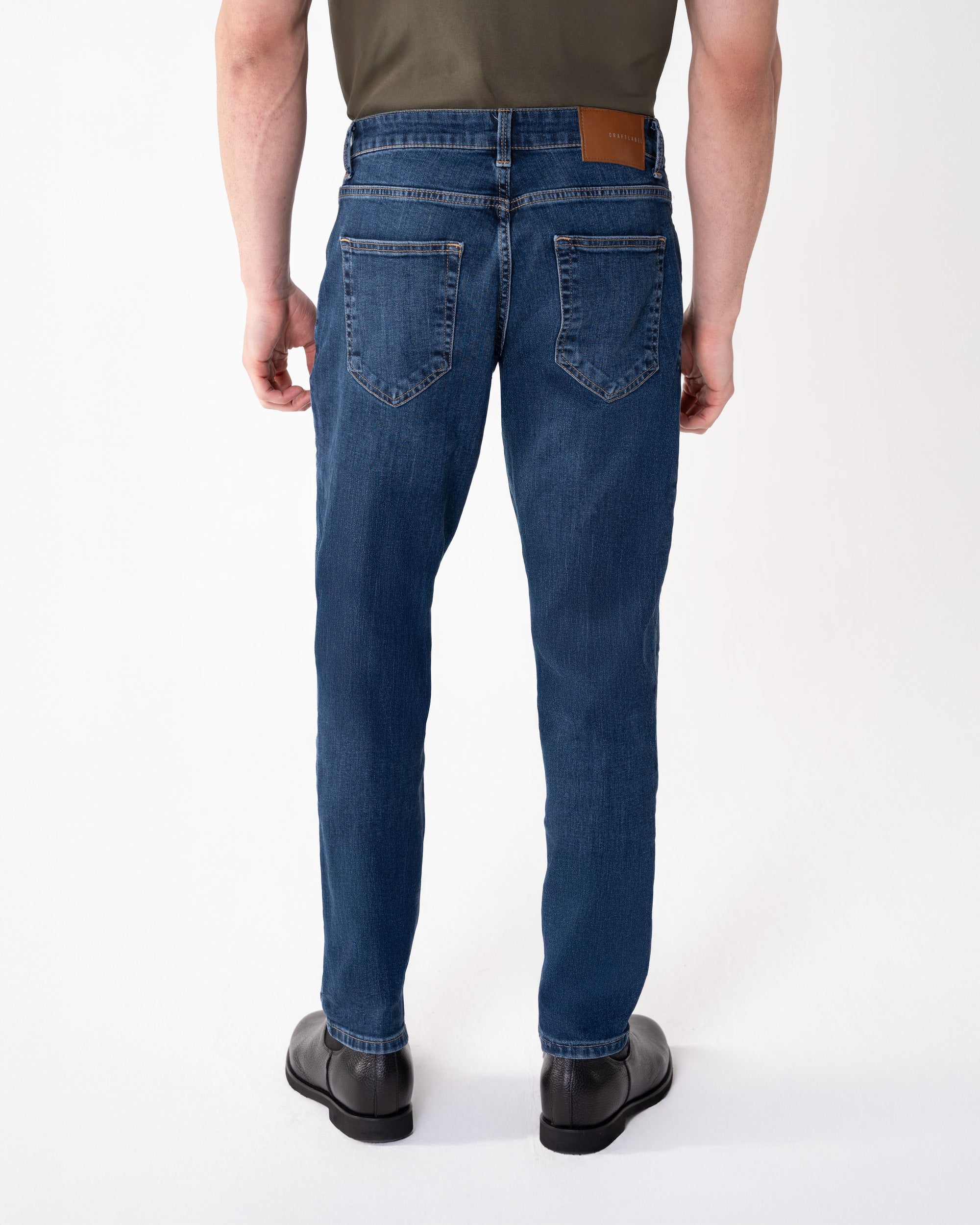 Lacivert Slim Fit Kot Pantalon Craftlabel