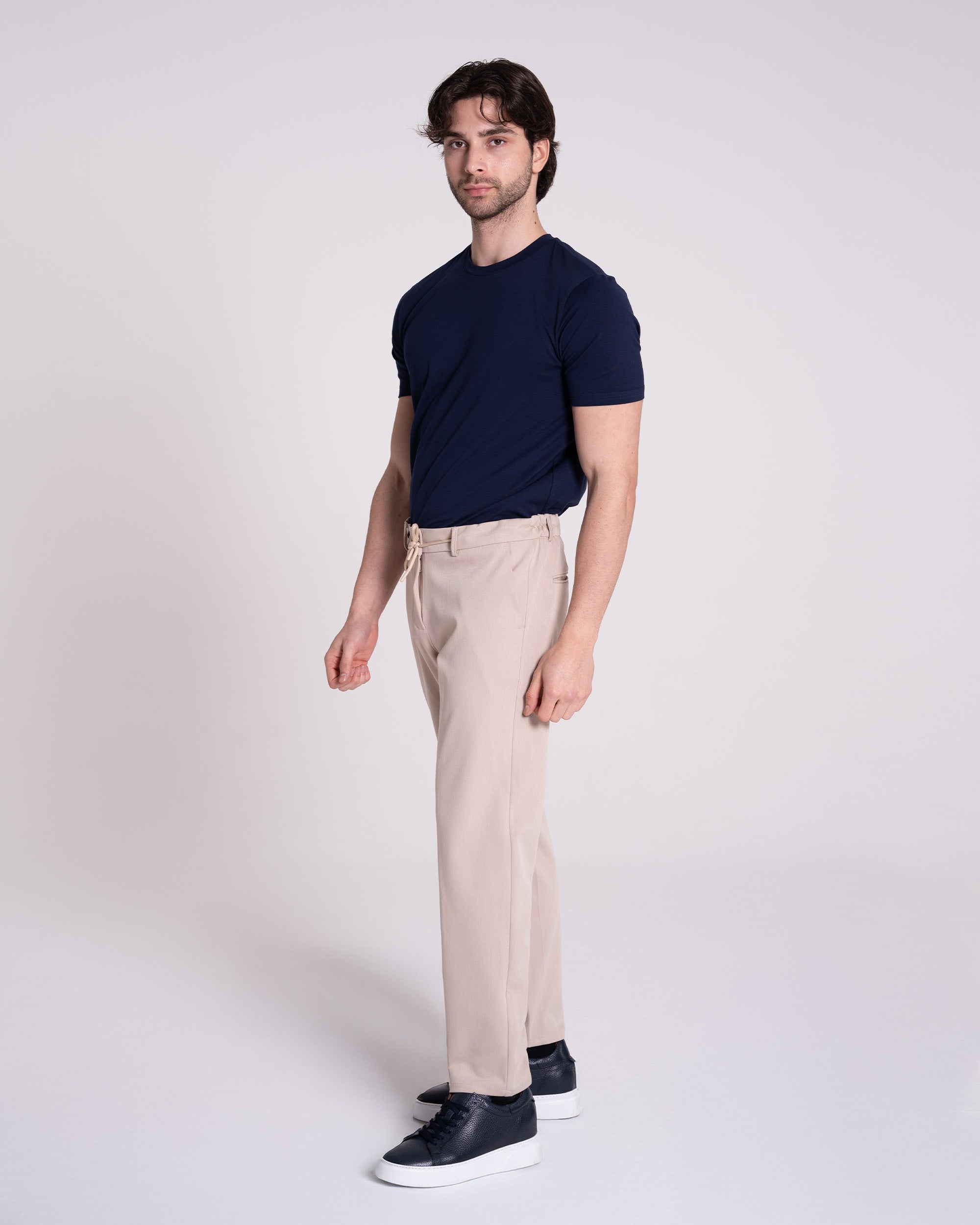 Bej Jogger Pantolon