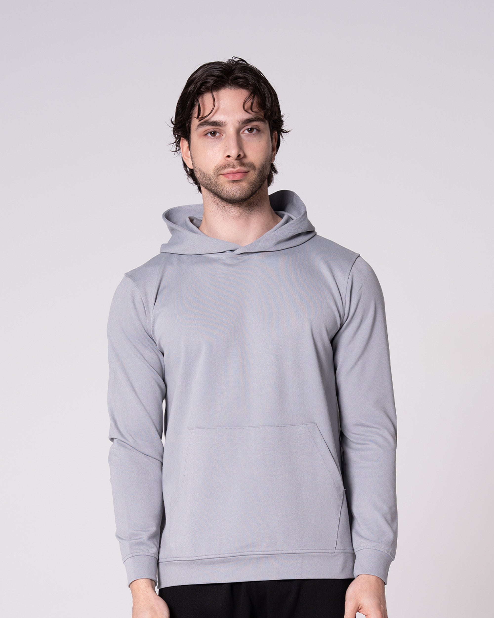 Gri Kapüşonlu Sweaatshirt Craftlabel