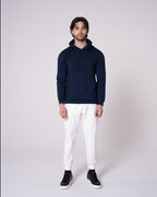 Lacivert Kapüşonlu Sweatshirt