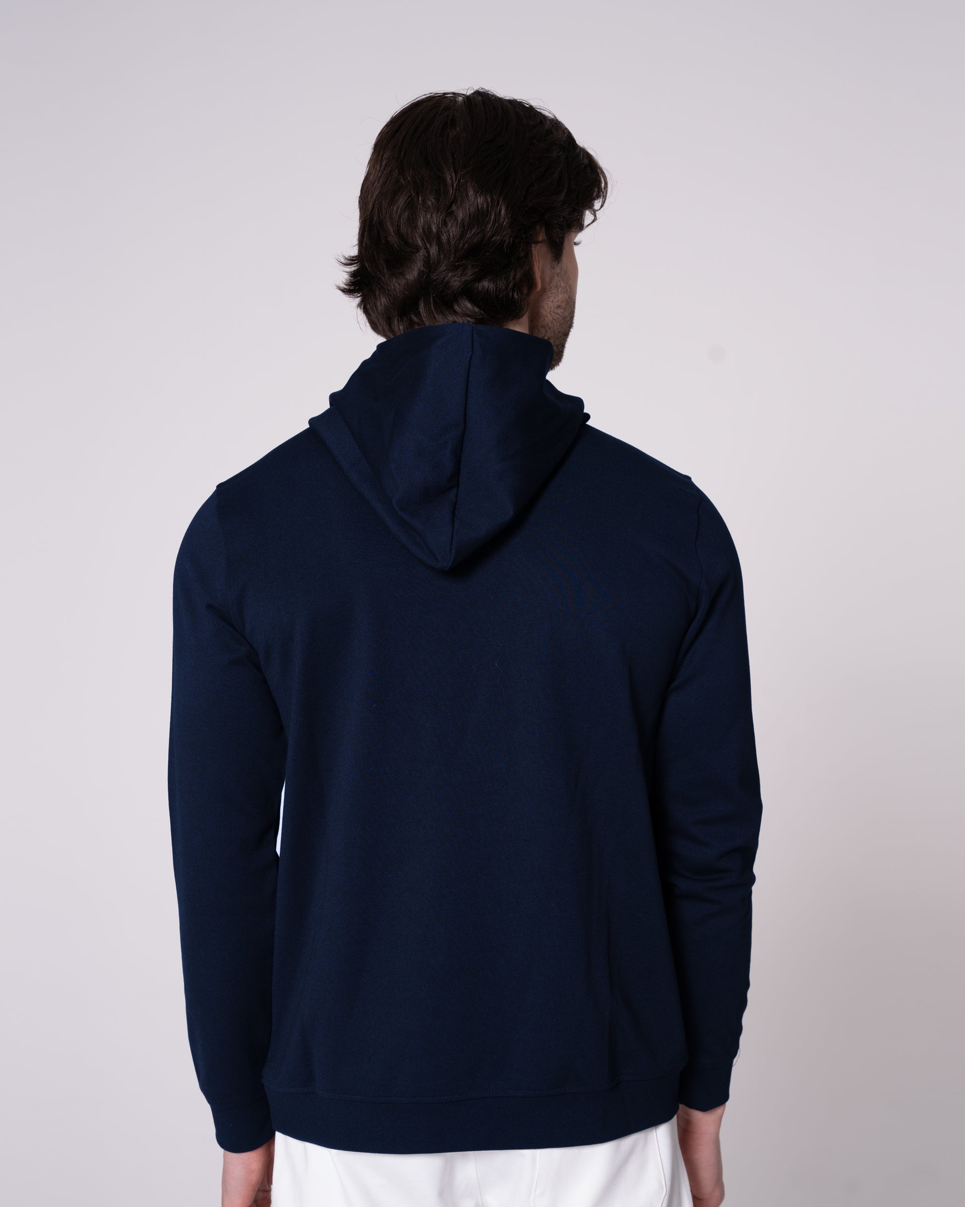 Lacivert Kapüşonlu Sweatshirt