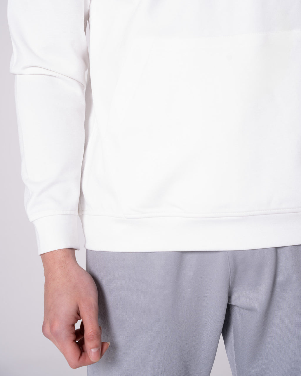 Ekru Kapüşonlu Sweatshirt