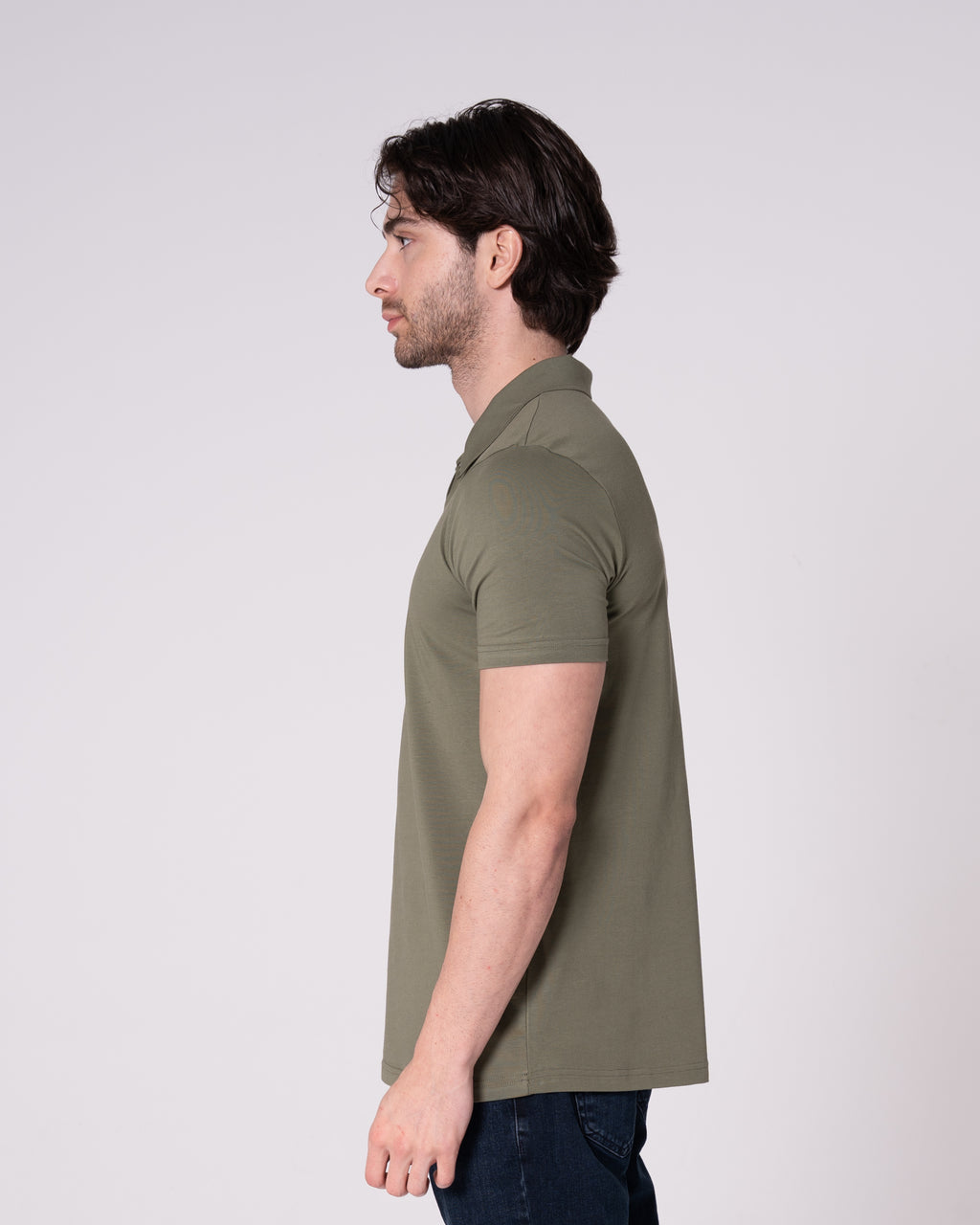 Haki Polo Yaka Tişört
