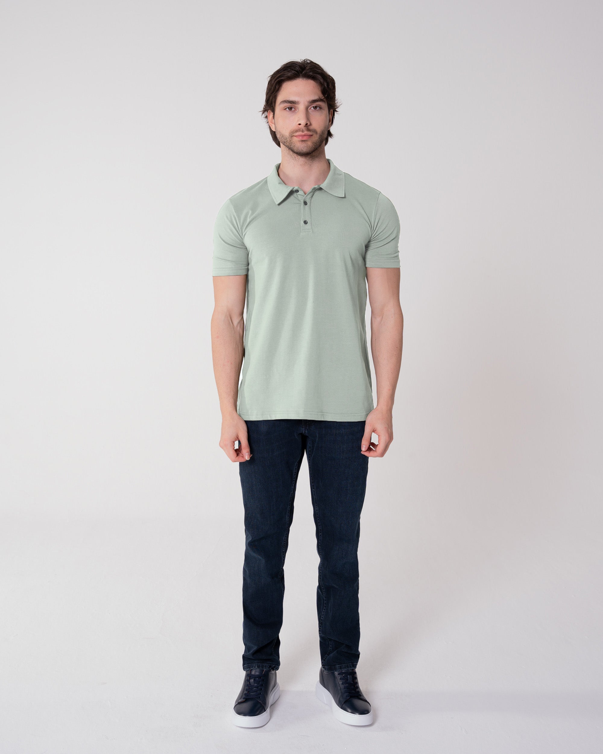 Mint Polo Yaka Tişört