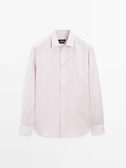 Pembe Keten Gömlek (Sınırlı Sayıda) Craftlabel