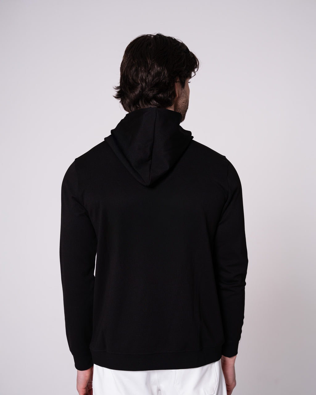 Siyah Kapüşonlu Sweatshirt