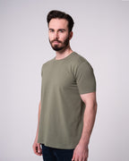 Haki Bisiklet Yaka Tişört Craftlabel