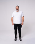 Beyaz Polo Yaka Tişört