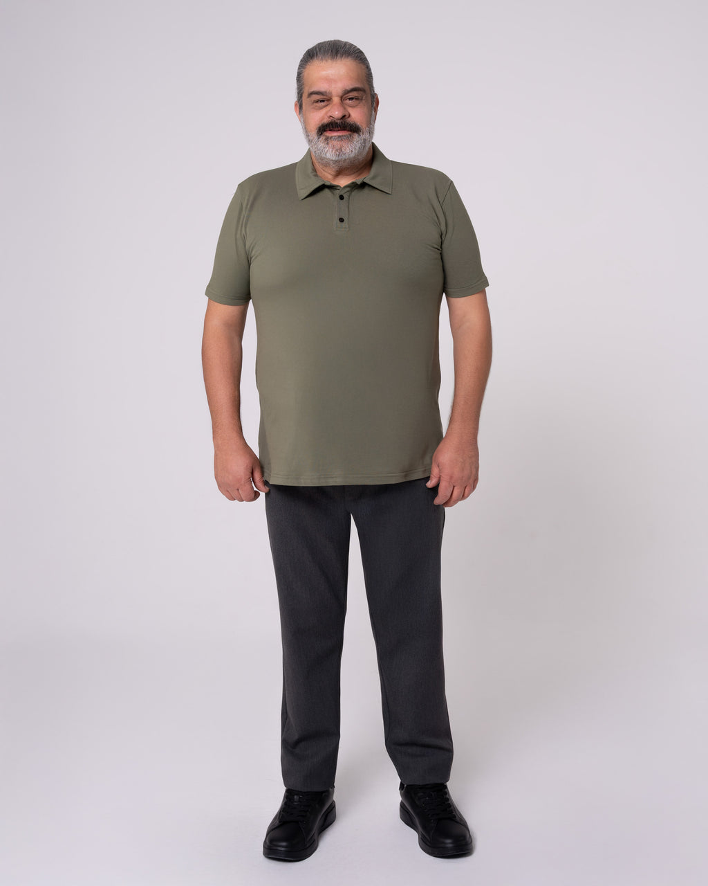 Haki Polo Yaka Tişört