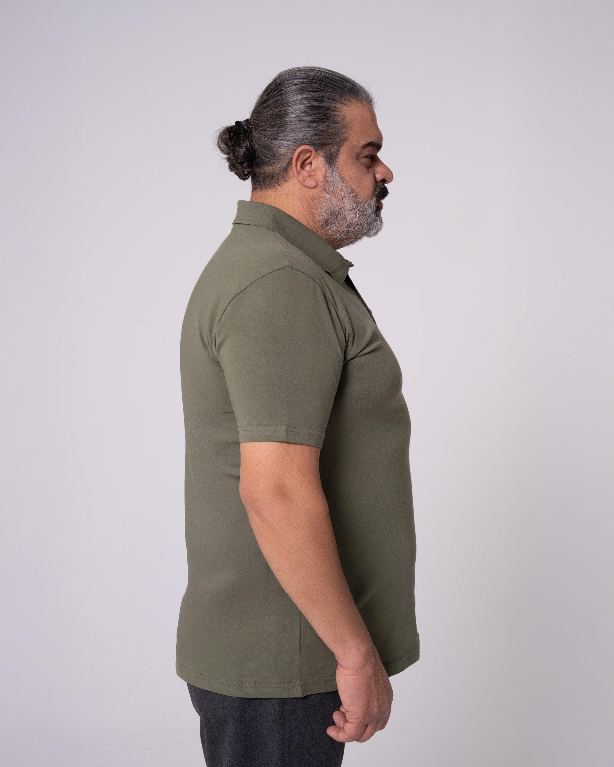 Haki Polo Yaka Tişört