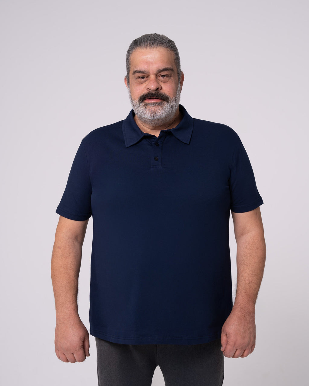 Lacivert Polo Yaka Tişört Craftlabel