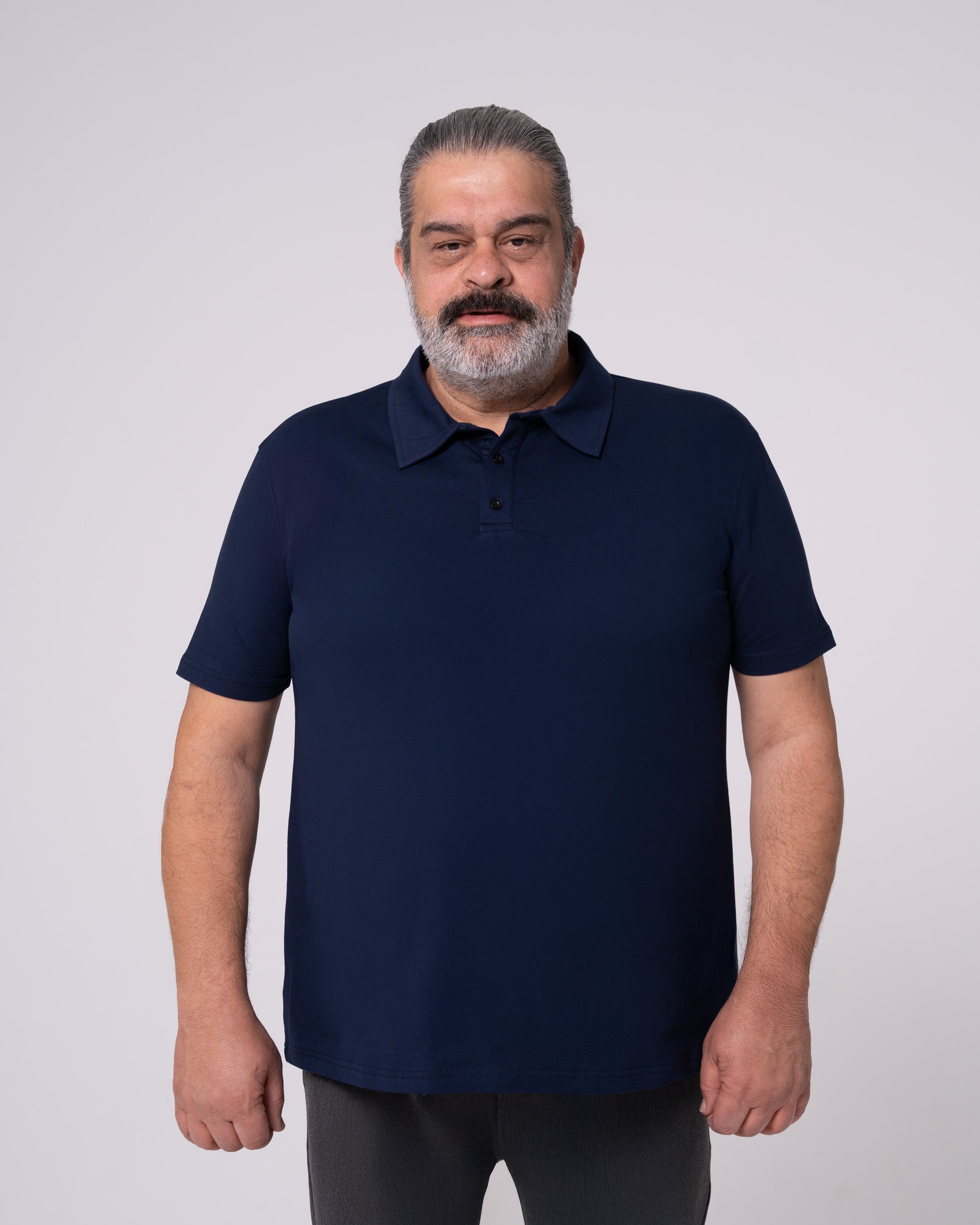 Lacivert Polo Yaka Tişört