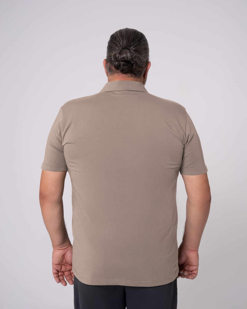 Taş Rengi Polo Yaka Tişört