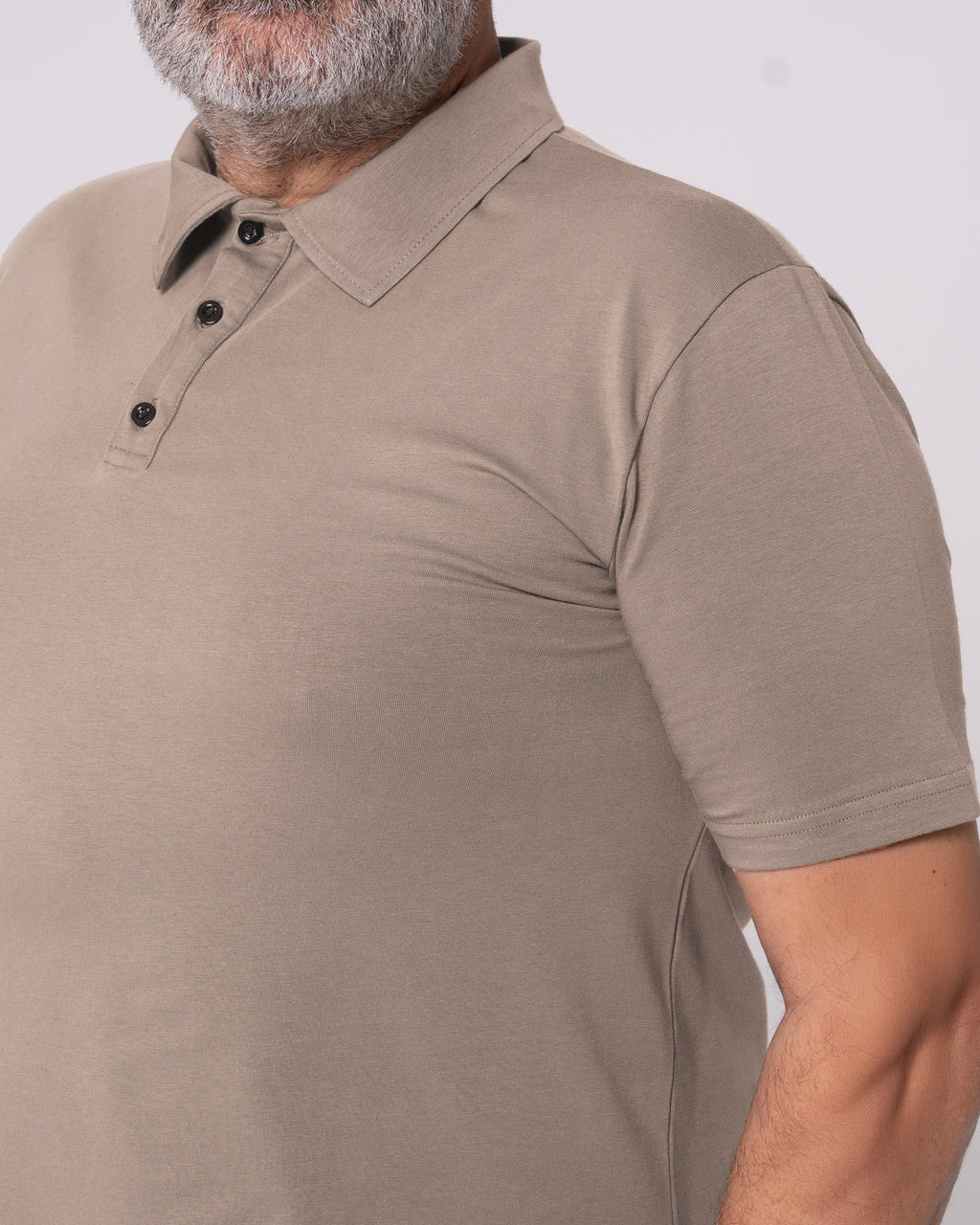 Taş Rengi Polo Yaka Tişört