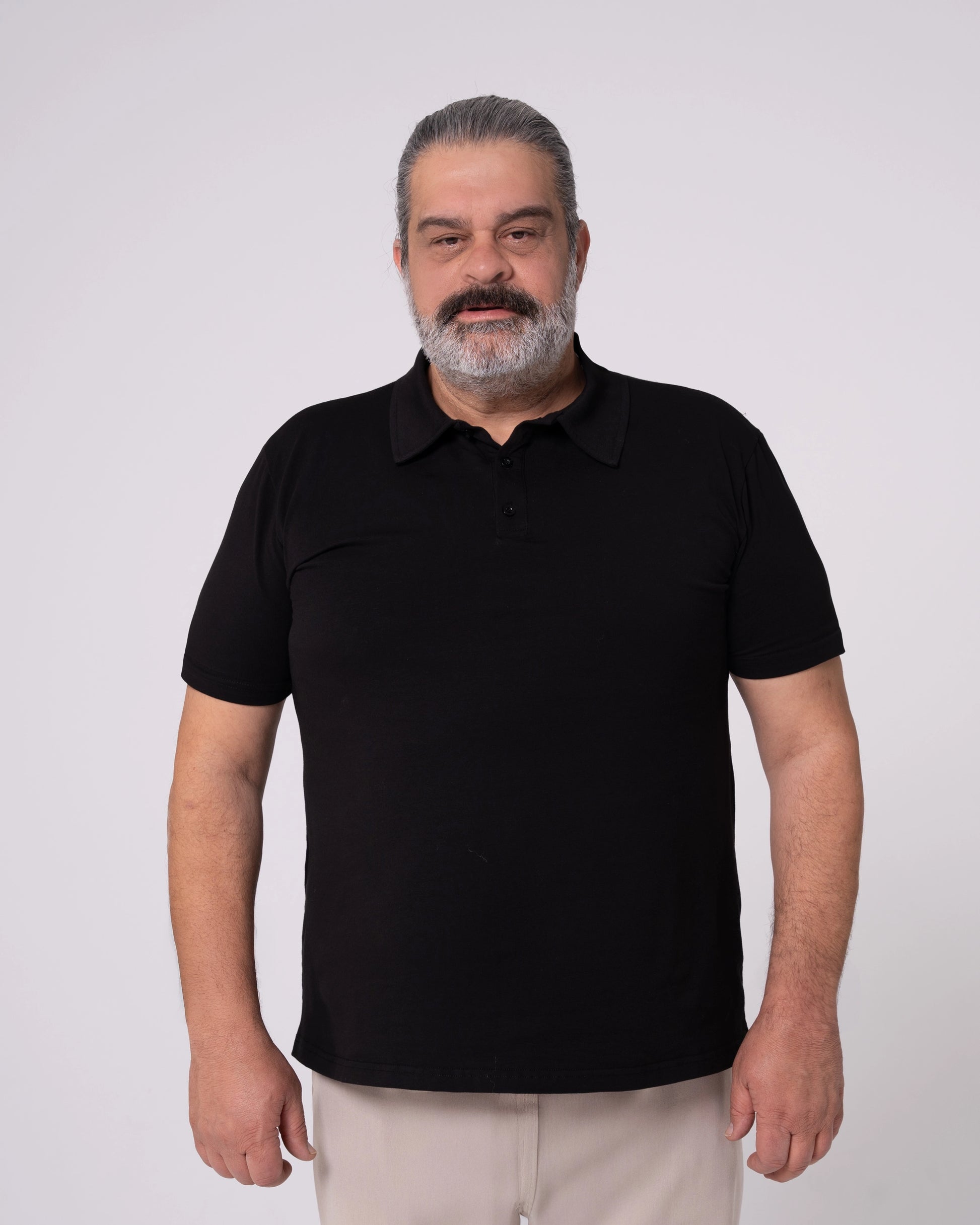 Siyah Polo Yaka Tişört Craftlabel