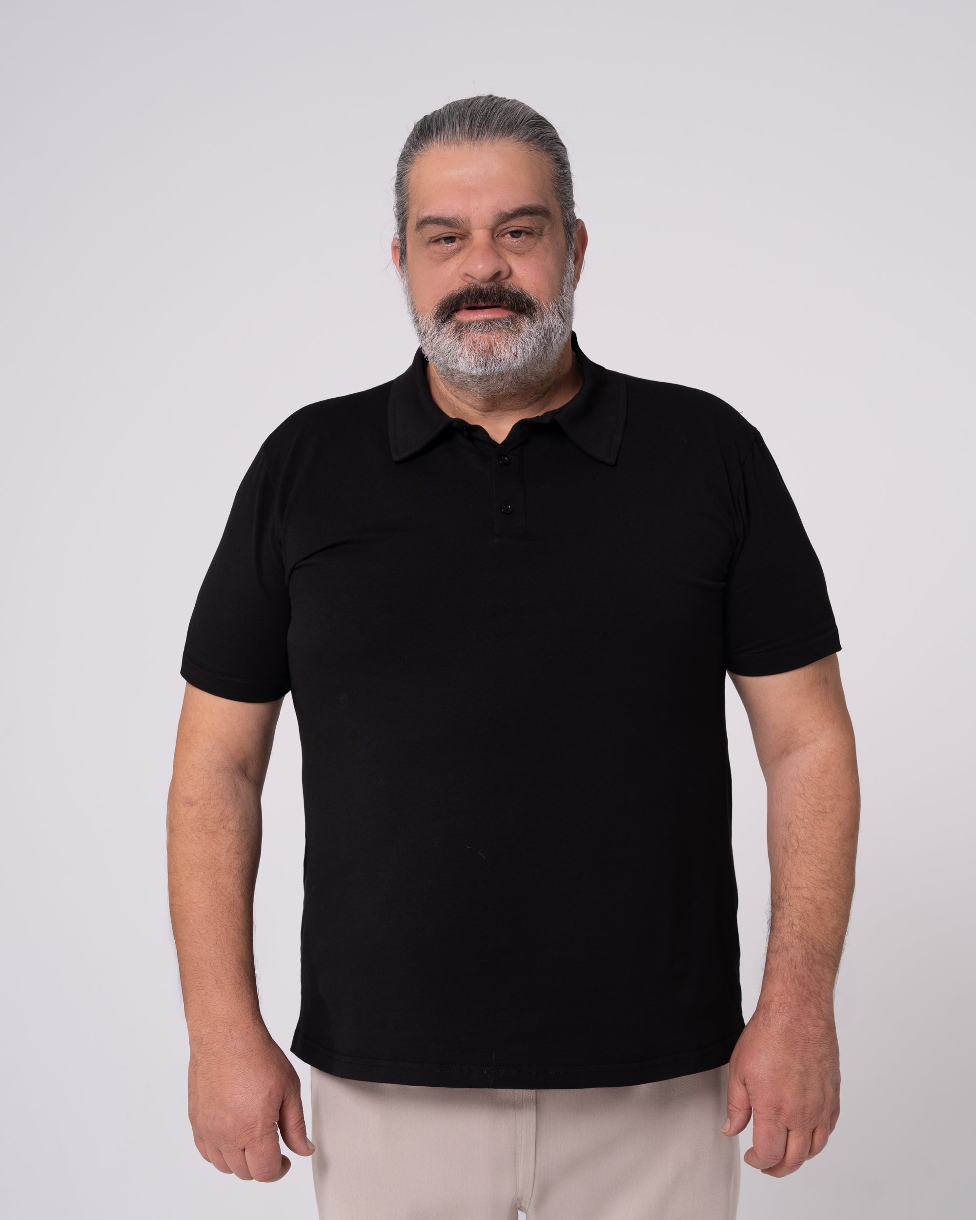 Siyah Polo Yaka Tişört