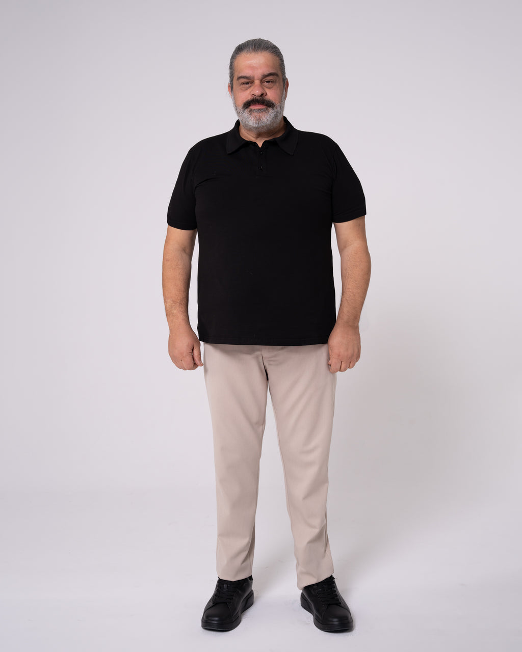 Siyah Polo Yaka Tişört