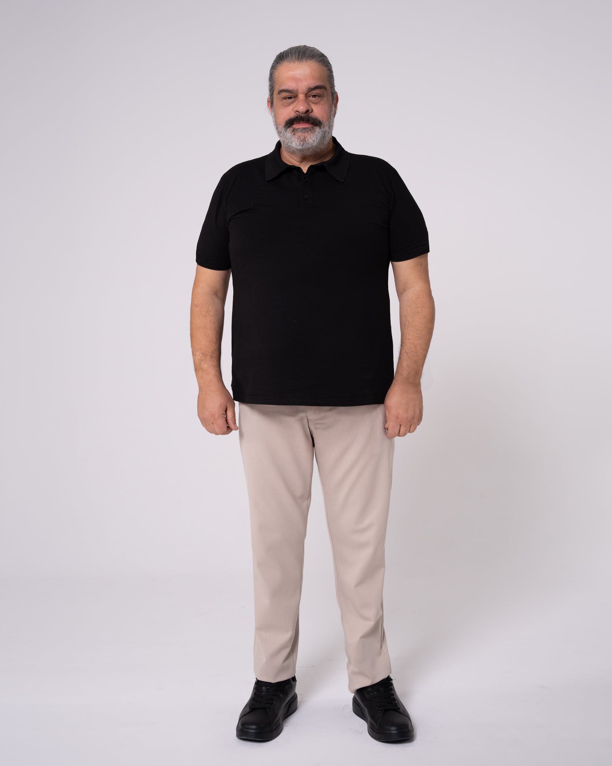 Siyah Polo Yaka Tişört
