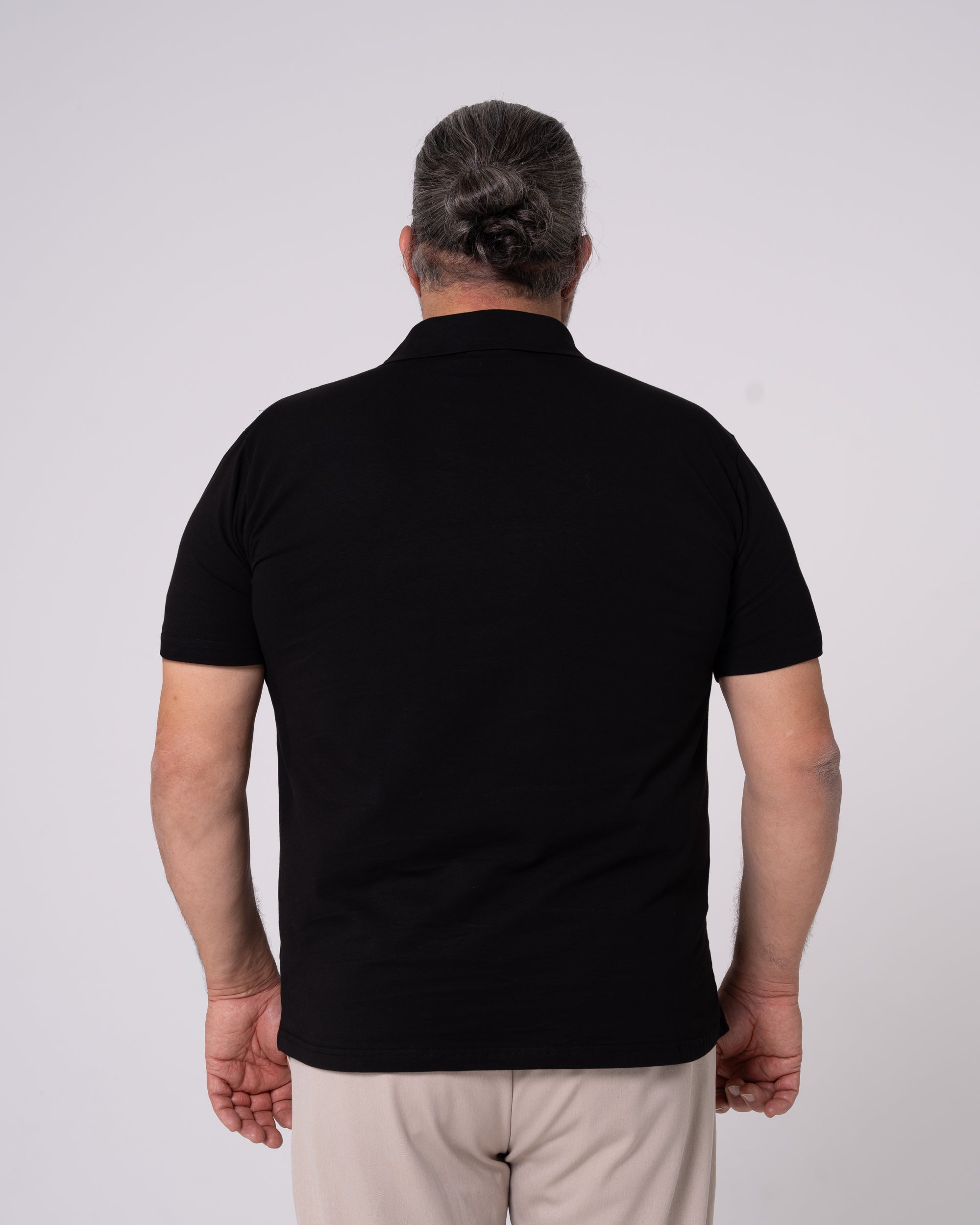 Siyah Polo Yaka Tişört