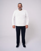Beyaz Uzun Kollu Tişört