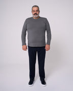 Antrasit Uzun Kollu Tişört