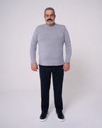 Gri Uzun Kollu Tişört
