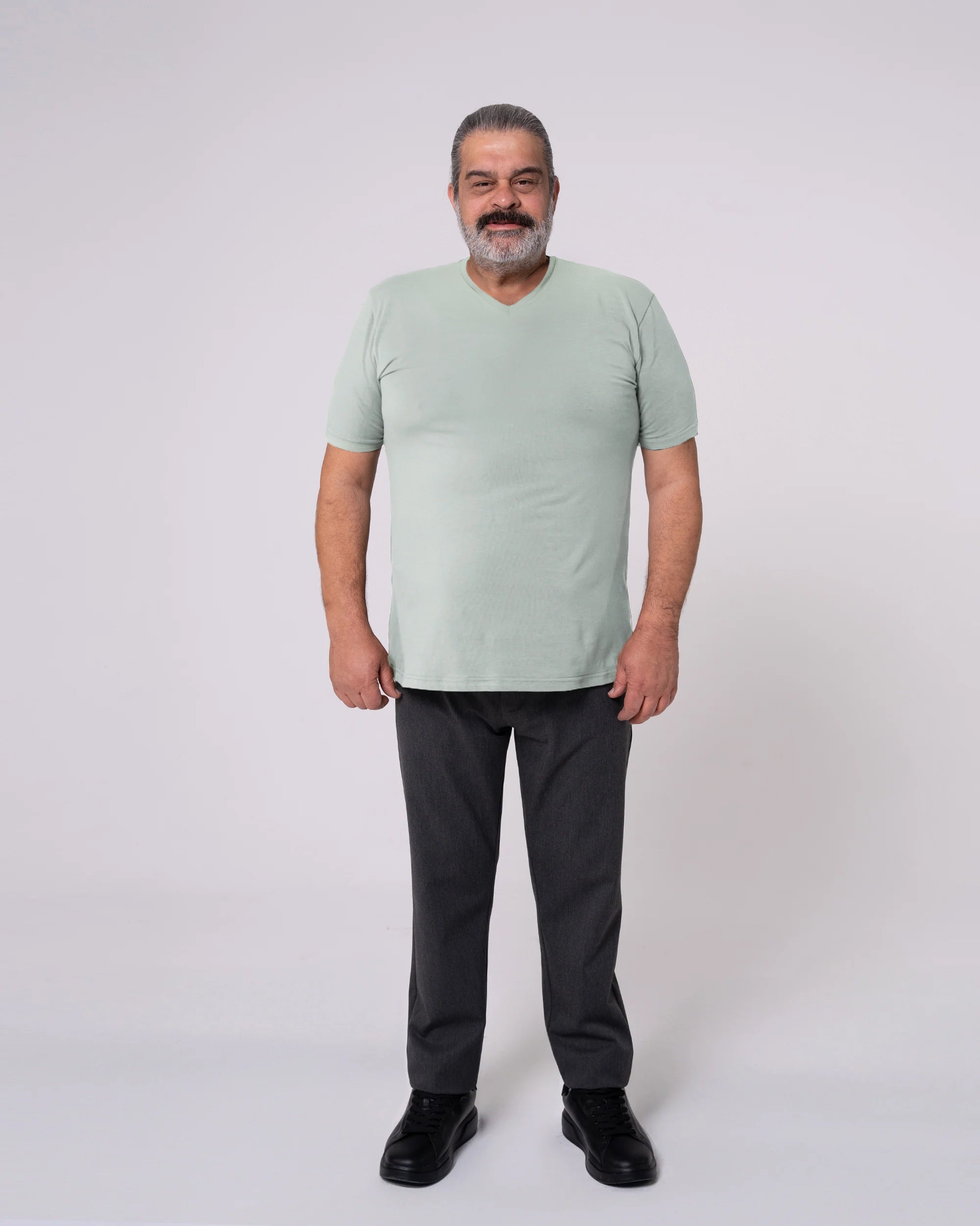 Mint V Yaka Tişört