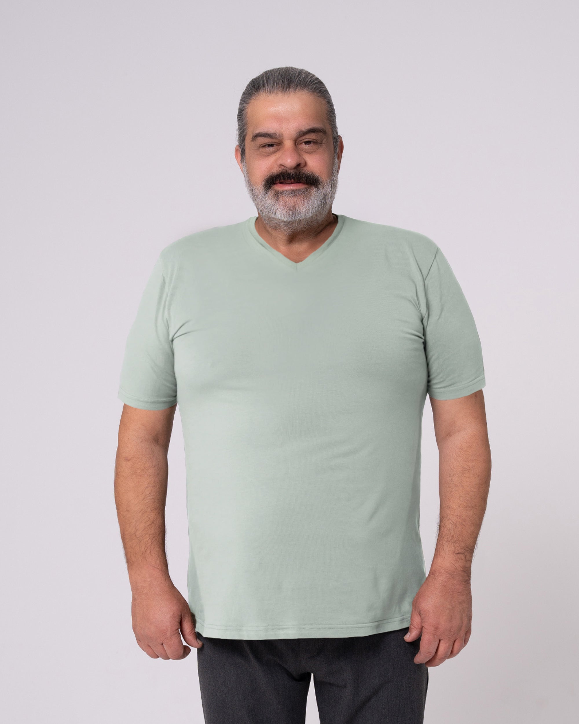 Mint V Yaka Tişört
