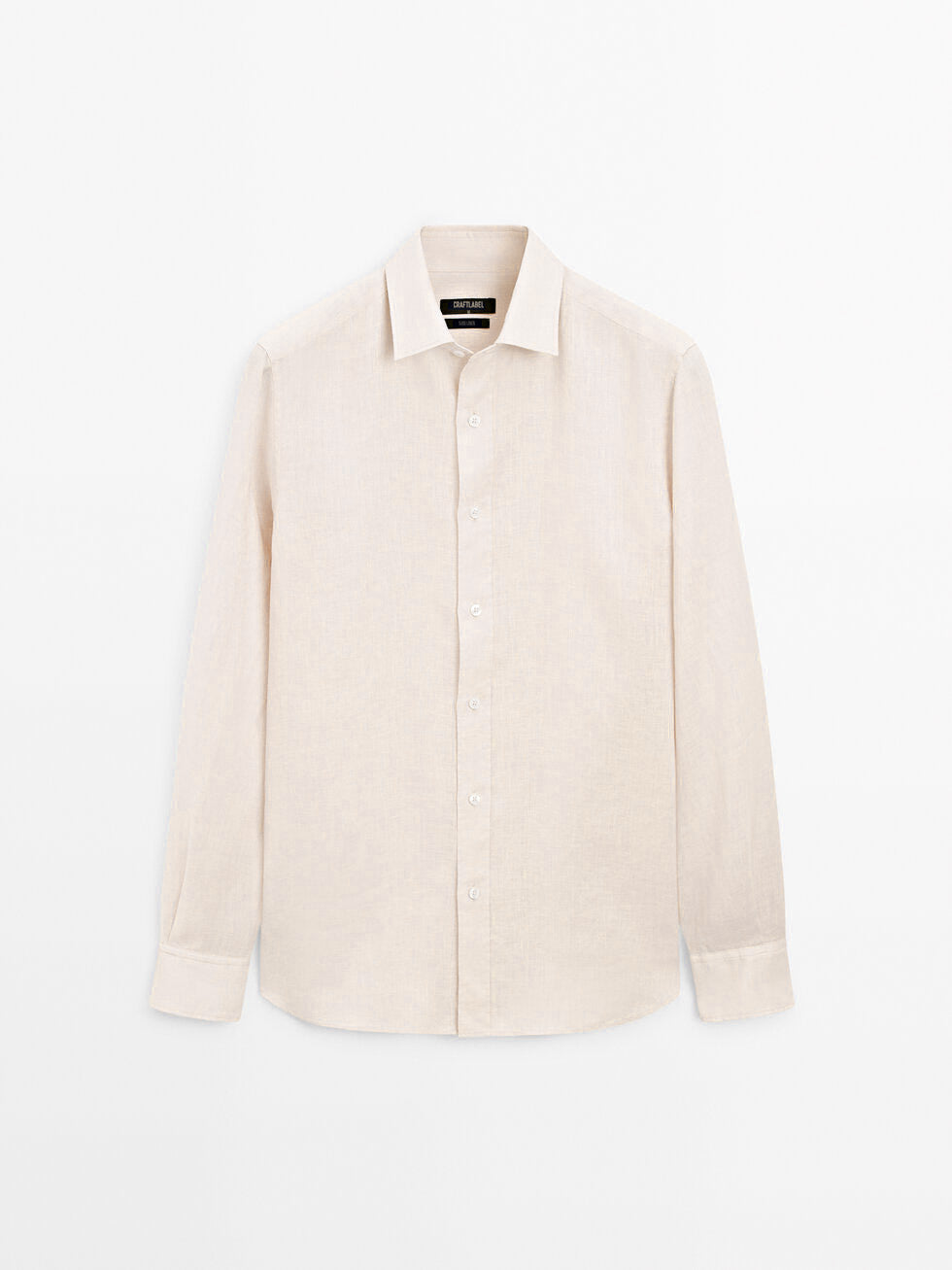 Taş Rengi Keten Gömlek (Sınırlı Sayıda) Craftlabel