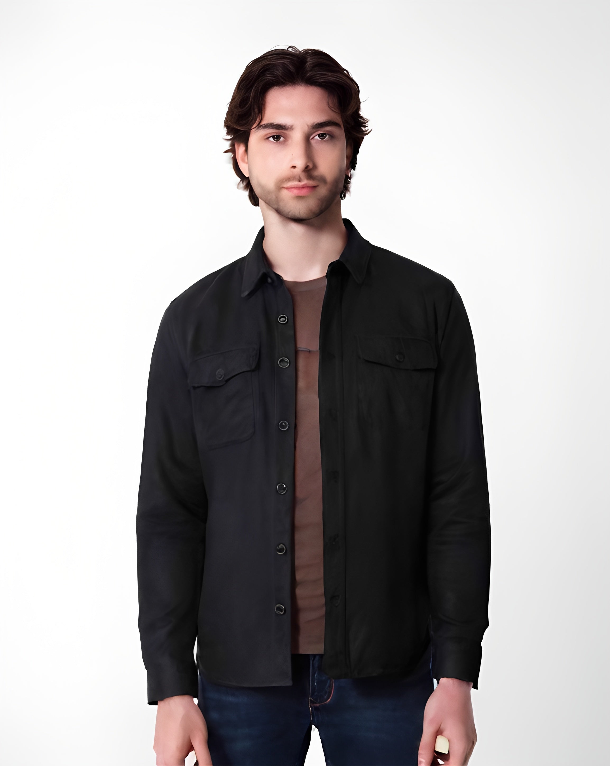 Siyah Polyflex Gömlek (Sınırlı Sayıda) Craftlabel