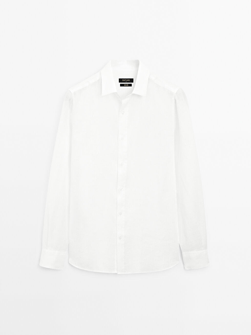 Beyaz Keten Gömlek (Sınırlı Sayıda) Craftlabel