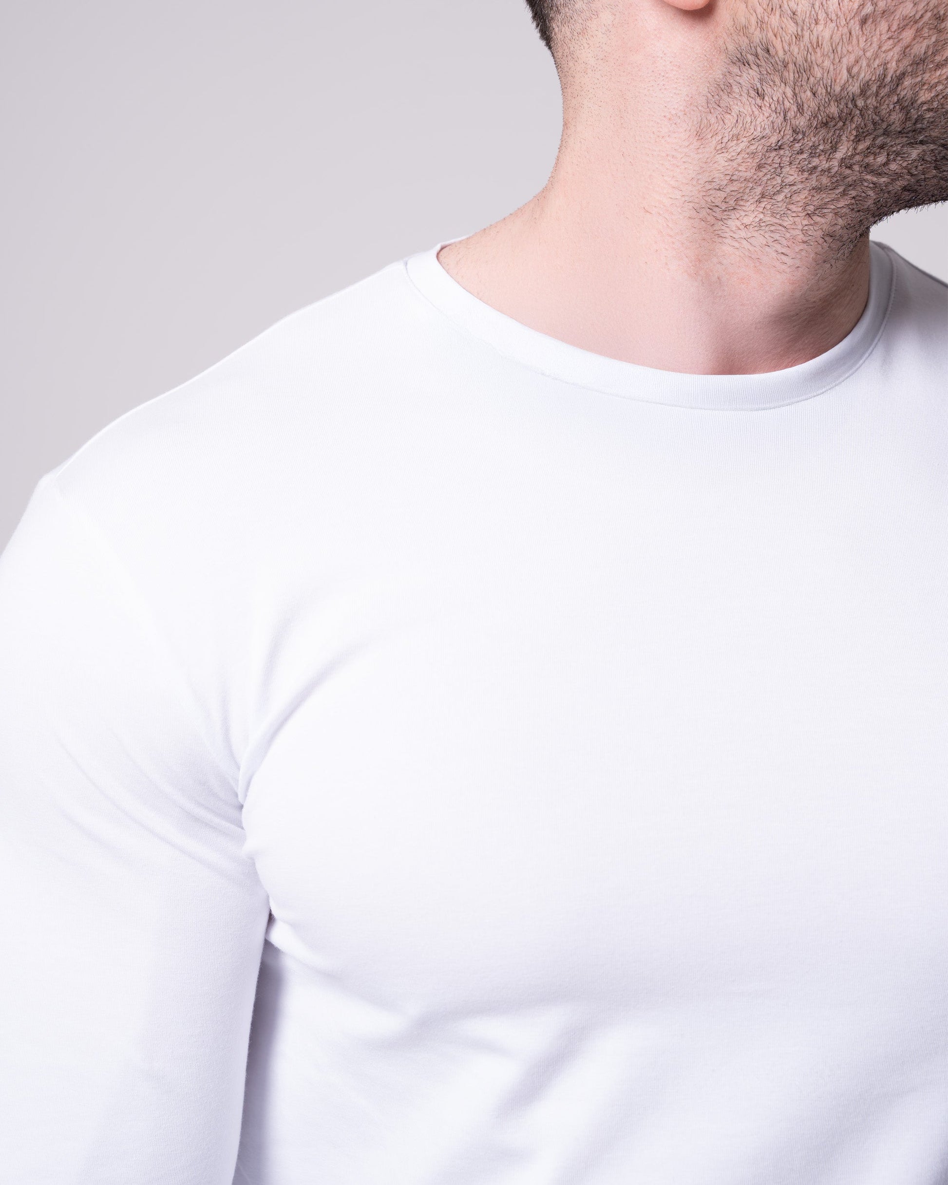 Beyaz Uzun Kollu Tişört Craftlabel