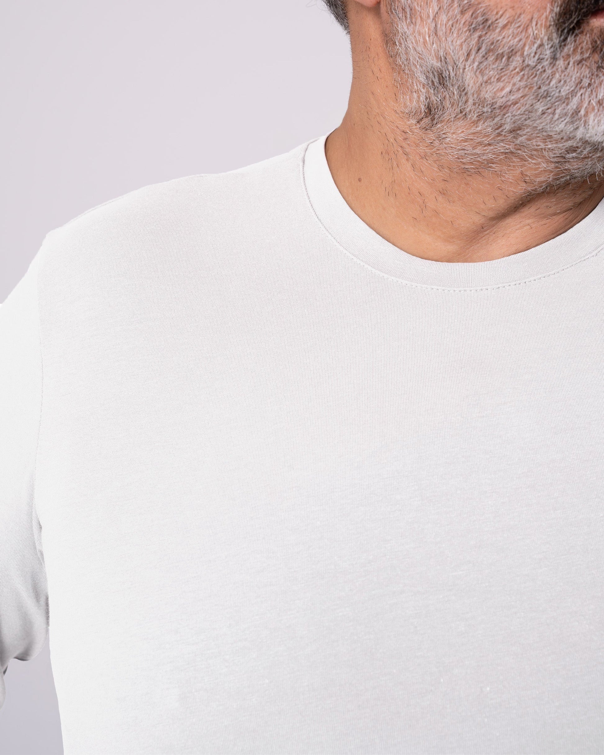 Beyaz Uzun Kollu Tişört Craftlabel