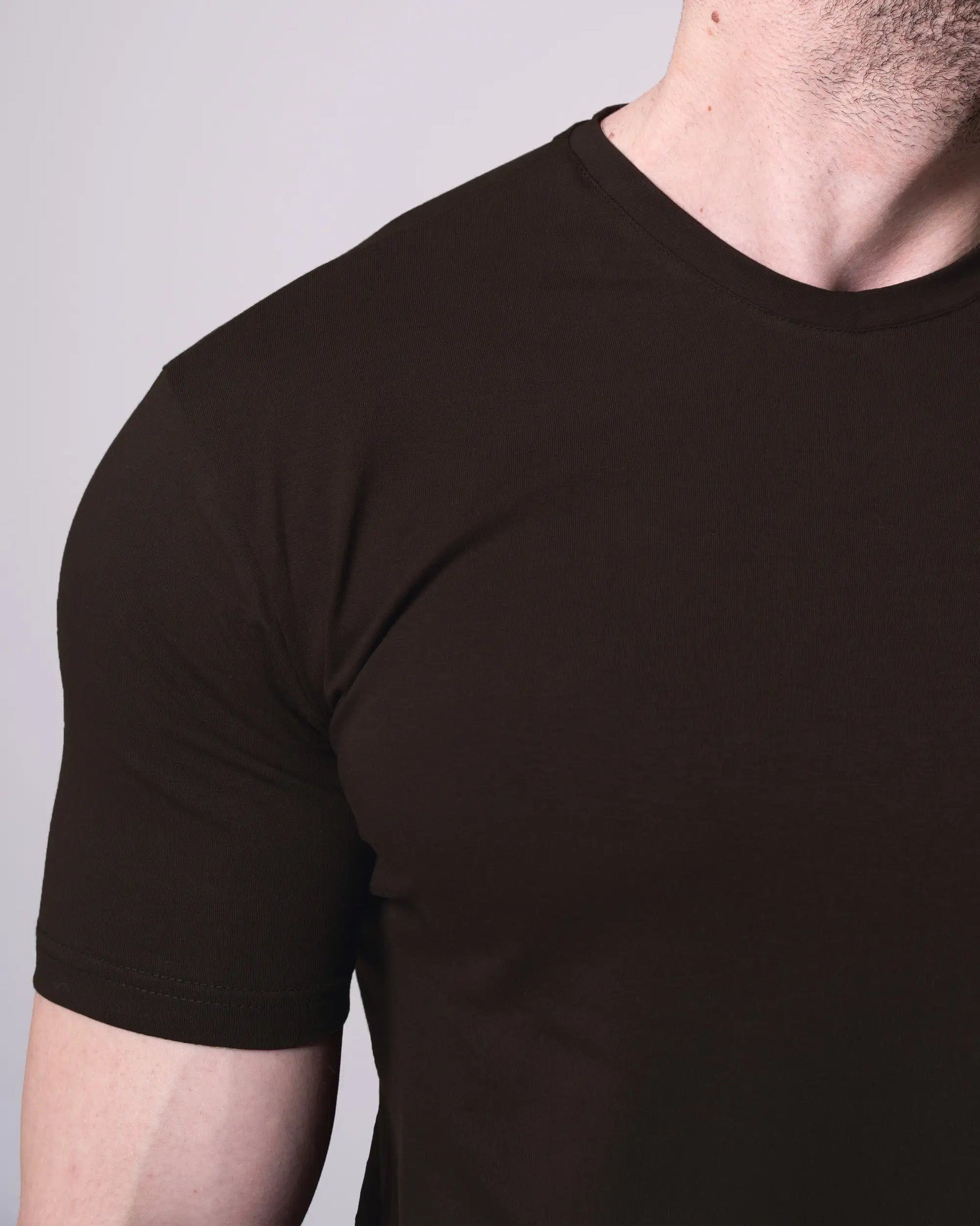 Kahverengi Bisiklet Yaka Tişört Craftlabel