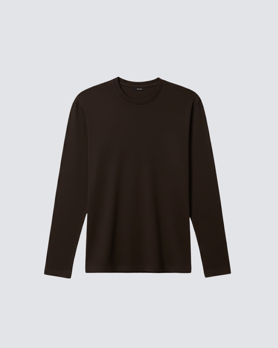 Kahverengi Uzun Kollu Tişört Craftlabel