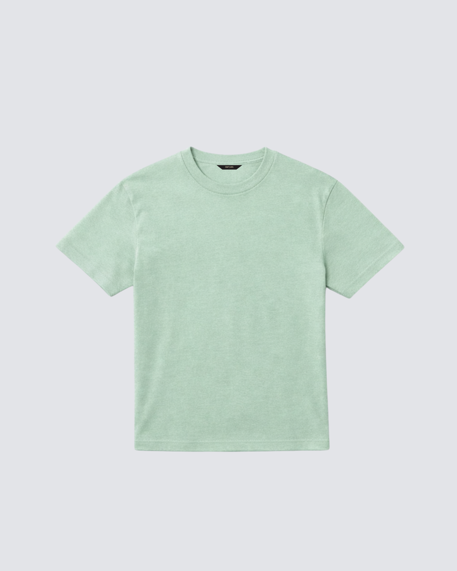 Mint Bisiklet Yaka Tişört Craftlabel