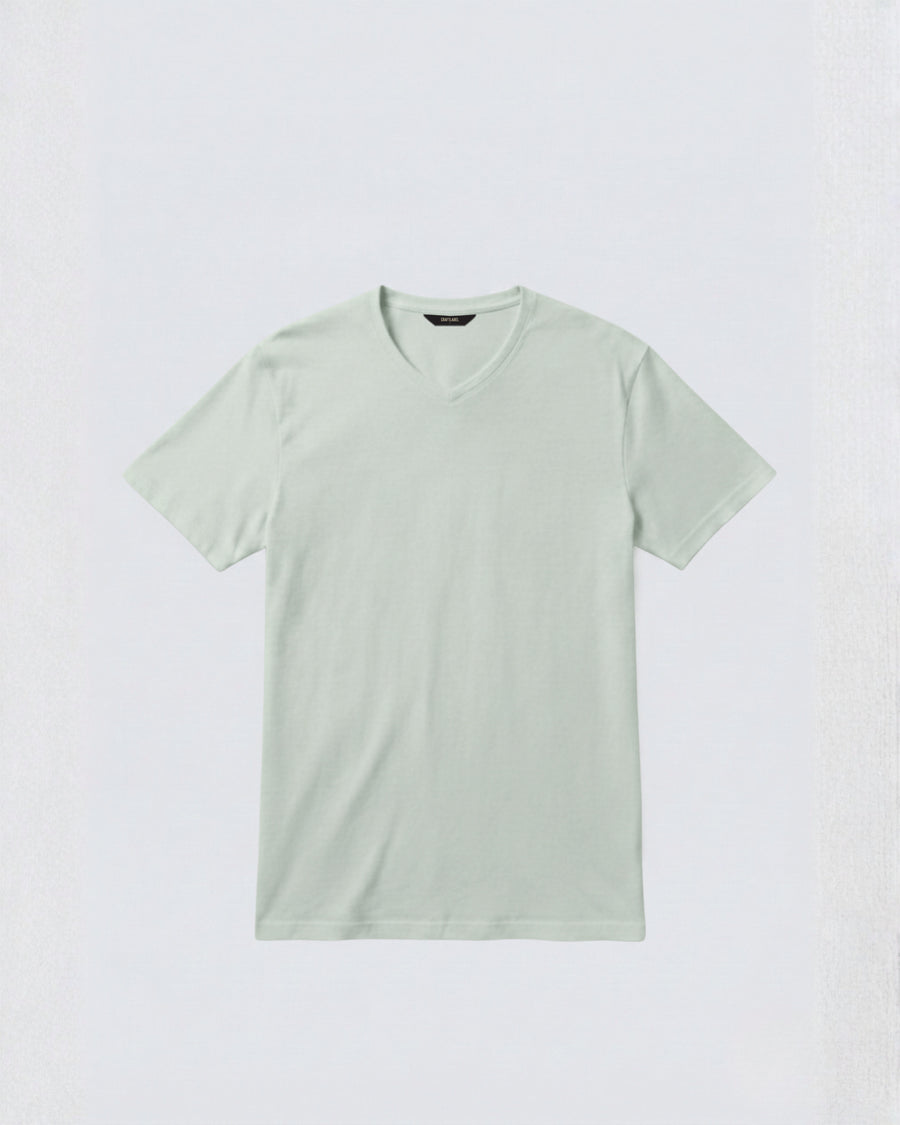 Mint V Yaka Tişört Craftlabel