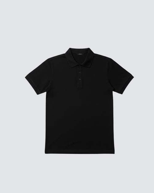 Siyah Polo Yaka Tişört Craftlabel